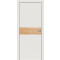Дверь межкомнатная Concept-707 ПВХ, Белоснежно матовый, глухая, кромка алюминиевая матовый хром, каркасно-щитовая