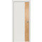 Дверь межкомнатная Concept-708 ПВХ, Белоснежно матовый, глухая, кромка алюминиевая матовый хром, каркасно-щитовая