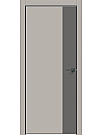 tumb 1 - ДП Concept-708 Шелл грей, Медиум грей  200*70, кромка-чёрная матовая