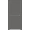 ДП Concept-709 Медиум грей  200*80, кромка-матовый хром