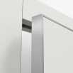 Дверь межкомнатная Concept-711 ПВХ Медиум грей, глухая, кромка алюминиевая матовый хром, каркасно-щитовая