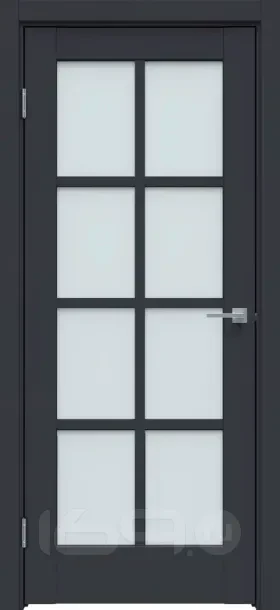 ДП Design-636 Дарк блю, Сатинато белое 190*60