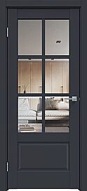 Дверь межкомнатная "Design-640" Лофт ред стекло Прозрачное