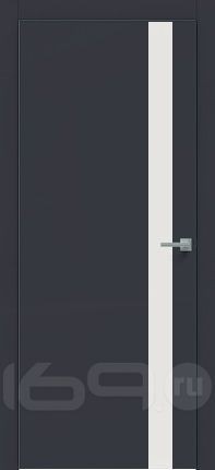 ДП Design-702 Дарк блю, Лакобель белый, кромка-ABS 200*80