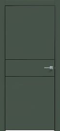 ДП Design-710 Дарк грин  200*80, кромка-чёрная матовая