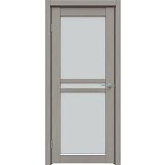 Дверь межкомнатная "Future-506" Дуб Серена каменно-серый, стекло Сатинато белое
