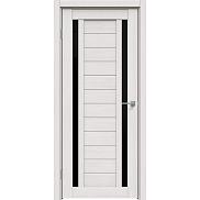 Дверь межкомнатная "Future-513" Дуб Серена светло-серый, стекло Лакобель черный