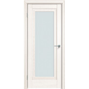 Дверь межкомнатная Future-591 ПВХ, Дуб арктик, остекленная, сатинат белый, царговая