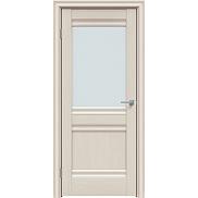 Дверь межкомнатная "Future-593" Дуб Серена керамика, стекло Сатинат белый