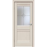 Дверь межкомнатная "Future-593" Дуб Серена керамика, стекло Стелла