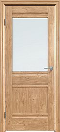 Дверь межкомнатная "Future-593" Дуб Винчестер светлый, стекло Сатинат белый