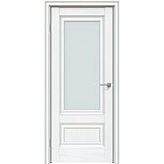 Дверь межкомнатная "Future-599" Дуб серена белый кристалл, стекло Сатинат белый
