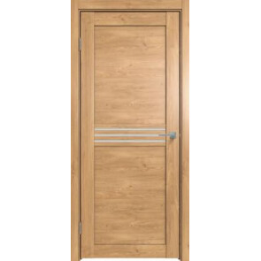 Дверь межкомнатная Future-601 ПВХ Дуб Винчестер светлый, остекленная, сатинат белый, царговая