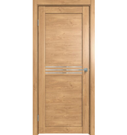 Дверь межкомнатная Future-601 ПВХ, Дуб Винчестер светлый, остекленная, зеркало, царговая