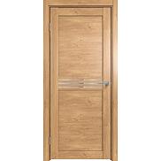 Дверь межкомнатная Future-601 ПВХ, Дуб Винчестер светлый, остекленная, зеркало, царговая
