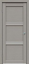 Дверь межкомнатная "Future-602" Дуб серена каменно-серый, стекло Сатинато белое