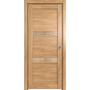 Дверь межкомнатная Future-602 ПВХ Дуб Винчестер светлый, остекленная, зеркало, царговая