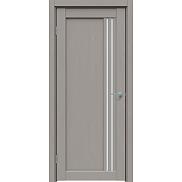 Дверь межкомнатная "Future-604" Дуб серена каменно-серый, стекло Сатинато белое