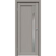 Дверь межкомнатная Future-604 ПВХ Дуб Серена каменно-серый, остекленная, зеркало, царговая