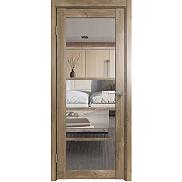 Дверь межкомнатная Future-605 ПВХ, Дуб Винчестер трюфель, остекленная, прозрачное, царговая