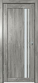 Дверь межкомнатная "Future-608" Дуб винчестер серый, стекло Сатинато белое