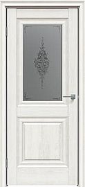 Дверь межкомнатная "Future-621" Дуб патина золото, стекло Сатин графит лак прозрачный