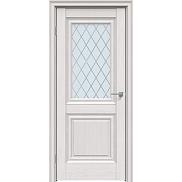 Дверь межкомнатная "Future-621" Дуб серена светло-серый, стекло Ромб