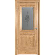 Дверь межкомнатная "Future-621" Дуб Винчестер светлый, стекло Сатин графит лак прозрачный