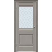 Дверь межкомнатная "Future-626" Дуб серена каменно-серый, стекло Ромб