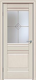 Дверь межкомнатная "Future-626" Дуб серена керамика, стекло Стелла