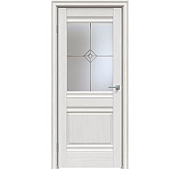 Дверь межкомнатная "Future-626" Дуб серена светло-серый, стекло Стелла