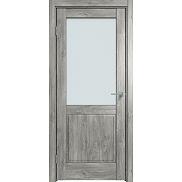 Дверь межкомнатная "Future-629" Дуб винчестер серый, стекло Сатинато белое