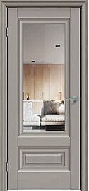 Дверь межкомнатная "Future-631" Дуб Серена каменно-серый, стекло Прозрачное