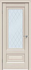 Дверь межкомнатная "Future-631" Дуб Серена керамика, стекло Ромб