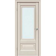 Дверь межкомнатная "Future-631" Дуб Серена керамика, стекло Сатинат белый