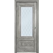Дверь межкомнатная "Future-631" Дуб винчестер серый, стекло Ромб