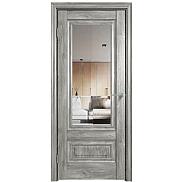 Дверь межкомнатная "Future-631" Дуб винчестер серый, стекло Прозрачное