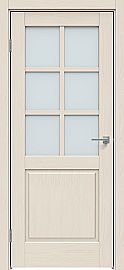 Дверь межкомнатная "Future-638" Дуб серена керамика, стекло Сатинат белый