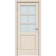Дверь межкомнатная "Future-638" Дуб серена керамика, стекло Сатинат белый