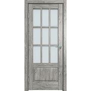 Дверь межкомнатная "Future-641" Дуб винчестер серый, стекло Сатинато белое