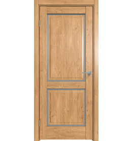 Дверь межкомнатная Future-652 ПВХ, Дуб Винчестер светлый, остекленная, сатинат белый, царговая