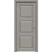 Дверь межкомнатная "Future-653" Дуб Серена каменно-серый стекло Сатинато
