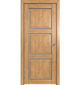 Дверь межкомнатная Future-653 ПВХ, Дуб Винчестер светлый, остекленная, сатинат белый, царговая