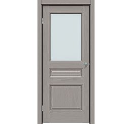Дверь межкомнатная "Future-663" Дуб серена каменно-серый, стекло Сатинат белый