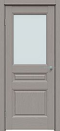 Дверь межкомнатная "Future-663" Дуб серена каменно-серый, стекло Прозрачное