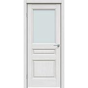 Дверь межкомнатная "Future-663" Дуб серена светло-серый, стекло Сатинат белый
