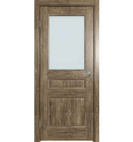 Дверь межкомнатная Future-663 ПВХ, Дуб Винчестер трюфель, остекленная, прозрачное, царговая