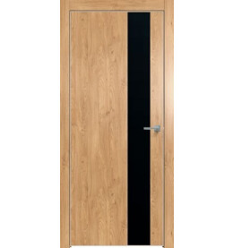 Дверь межкомнатная Future-703 ПВХ, Дуб Винчестер светлый, глухая, кромка алюминиевая матовый хром, каркасно-щитовая