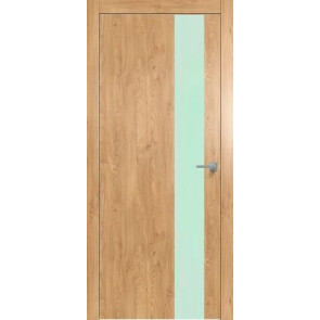Дверь межкомнатная Future-703 ПВХ Дуб Винчестер светлый, лакобель белый, глухая, лакобель белый, каркасно-щитовая