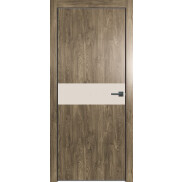 Дверь межкомнатная Future-707 ПВХ, Дуб Винчестер трюфель, глухая, каркасно-щитовая